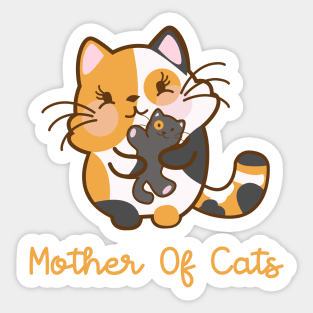 MOTHER OF CATS Sticker